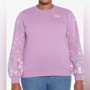 NWT Her Universe Disney’s Bambi long sleeve pullover sweatshirt size 2X